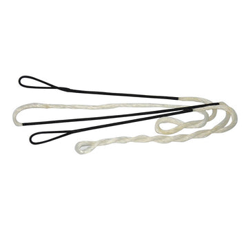 14-strand Black/White Dacron Bowstring