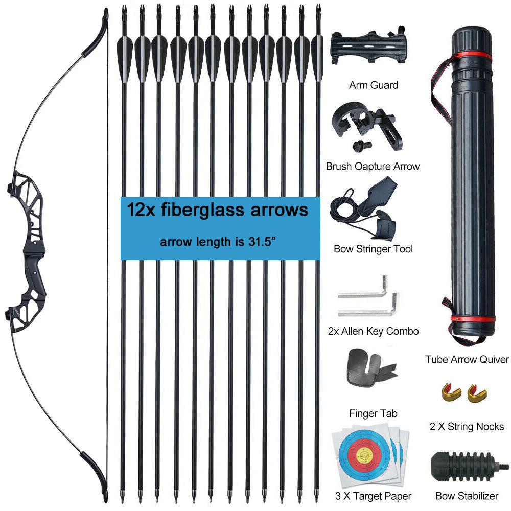 ZSHJGJR Takedown Recurve Bow Set - 66/68/70 Inch Hunting & Competition Bow For Adults & Youth, Right Hand, 12-40 Lbs Draw Weight - View #11
