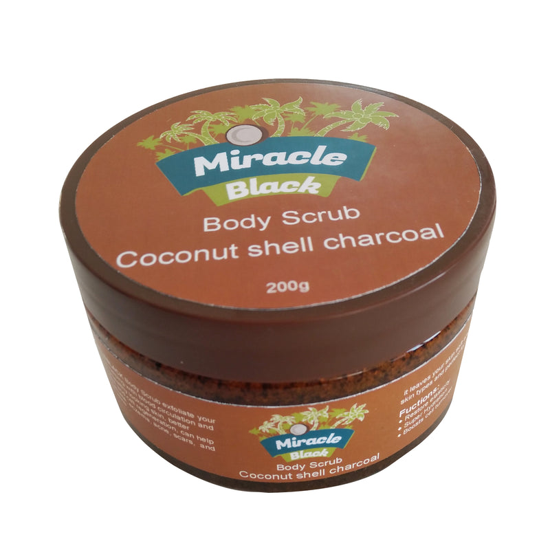 Coconut Shell Charcoal Body Scrubs