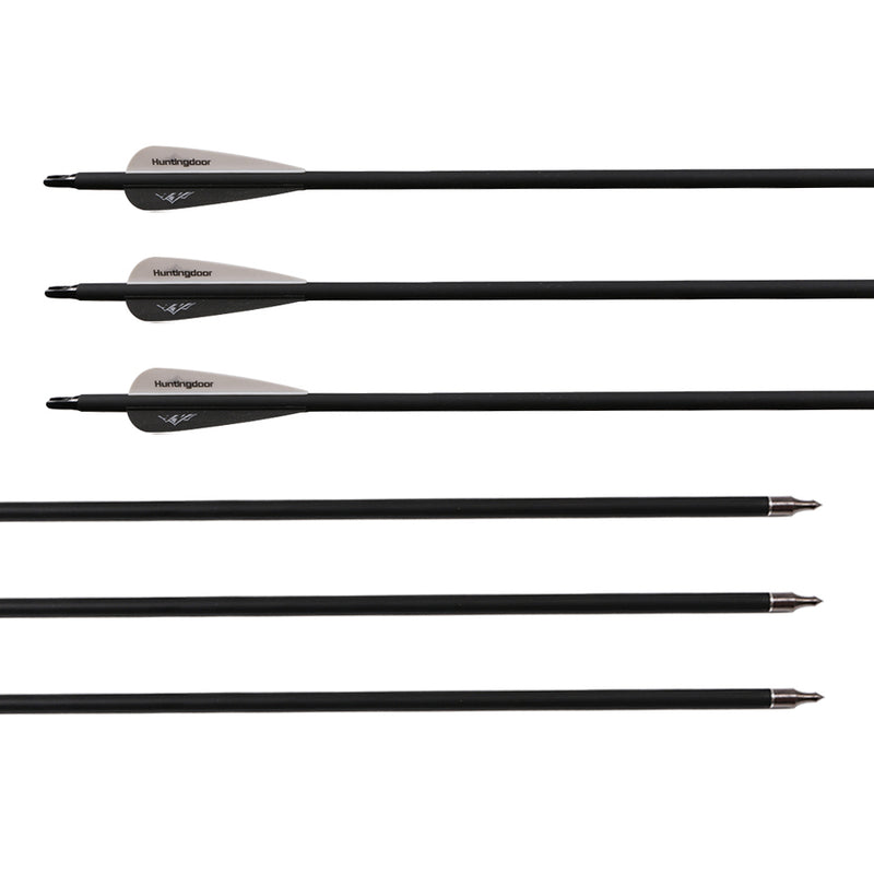 12x 31.5 Fletched Trad Archery Wooden Arrows 5 Inch Turkey